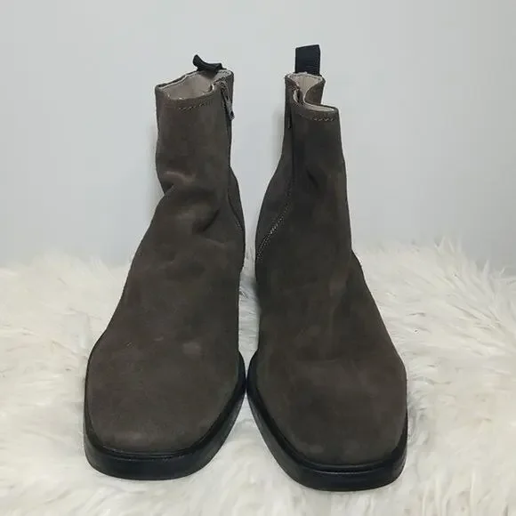 ALLSAINTS Seth Suede Pull on Chelsea boots Bitter Chocolate